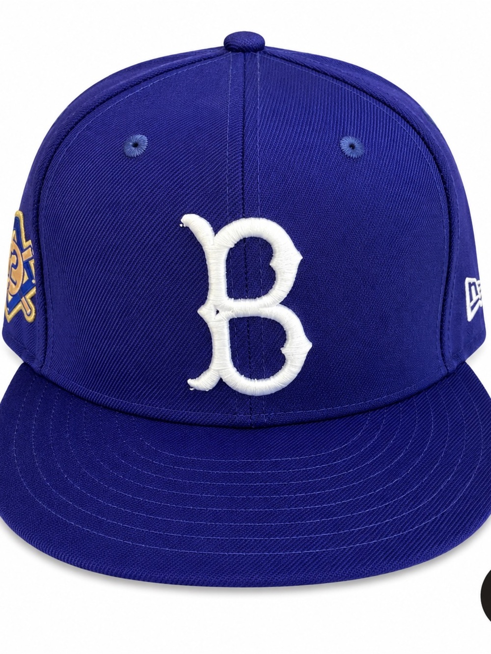 New Era Brooklyn Dodgers Jackie Robinson 42 Side Patch 59FIFTY Fitted Hat 7 1/4